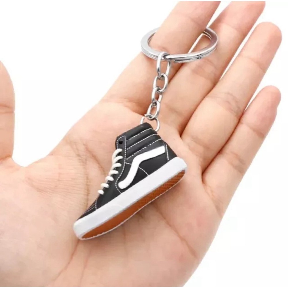 Mini Vans Classic Skateboarding Shoe Keychain Sk8 High Classic High Black JJ